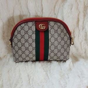 Shell cosmetic bag/crossbody